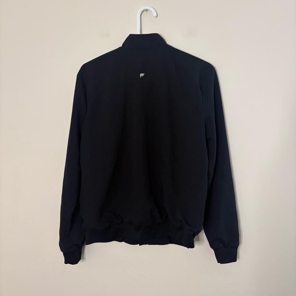 Fabletics Women’s Medium Black Full Zip Track Jac… - image 2